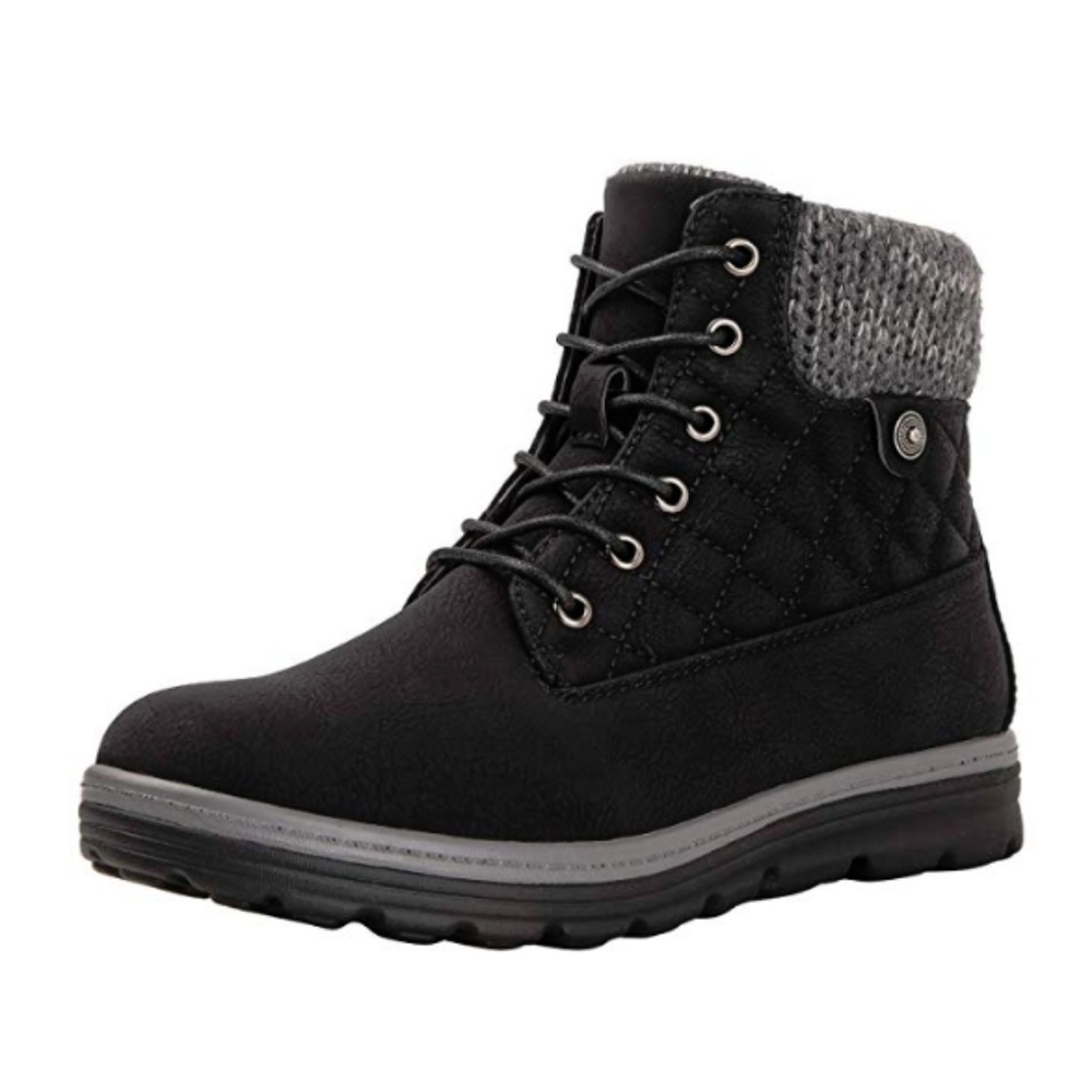 Womens "Mariah" Black Winter Boots - Picture 2 of 7